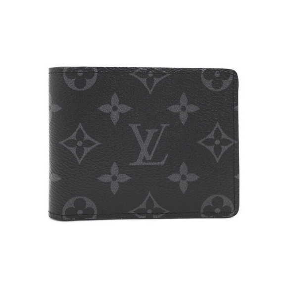 Louis Vuitton Monogram Eclipse Black Multiple Bifold Portefeuille Wallet - Picture 1 of 5